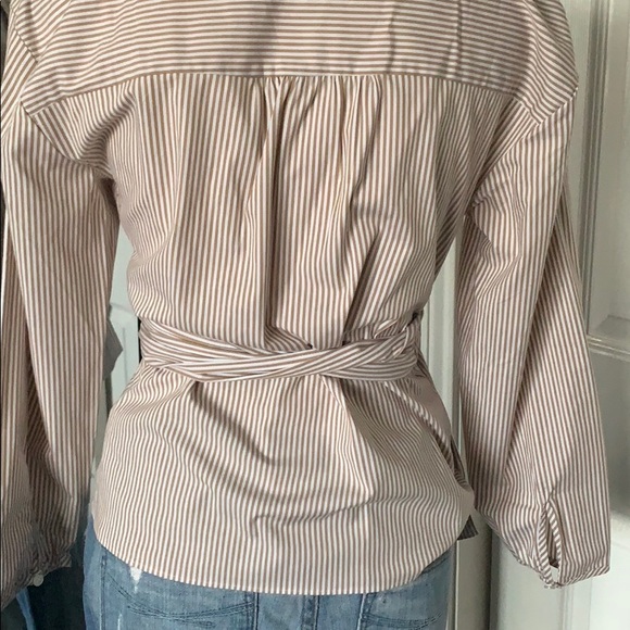 J.Crew striped wrap blouse - Picture 8 of 13